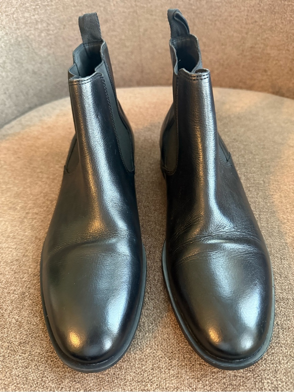Boss Black Leather Chukka Boots